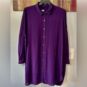 Lands end swim cover up dress medium/large NWOT